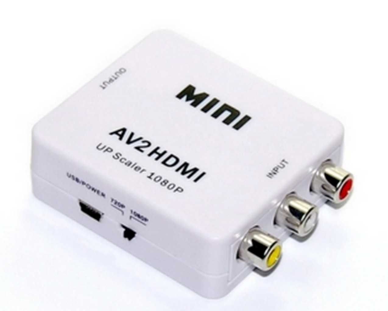 Преобразователь AV RCA тюльпан в HDMI конвертер переходник