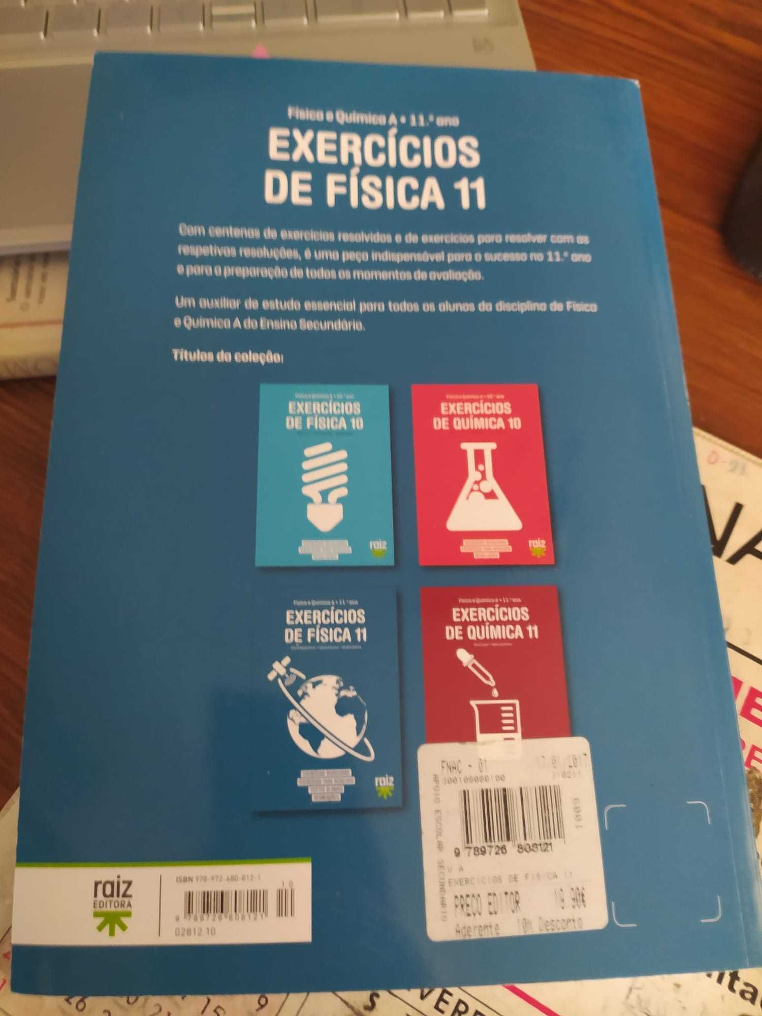 Exercícios Física e Química, 10º e 11º Ano