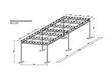 Konstrukcja Stalowa 6x12 - Wiata Garaż Hala Carport - Nowa i Solidna