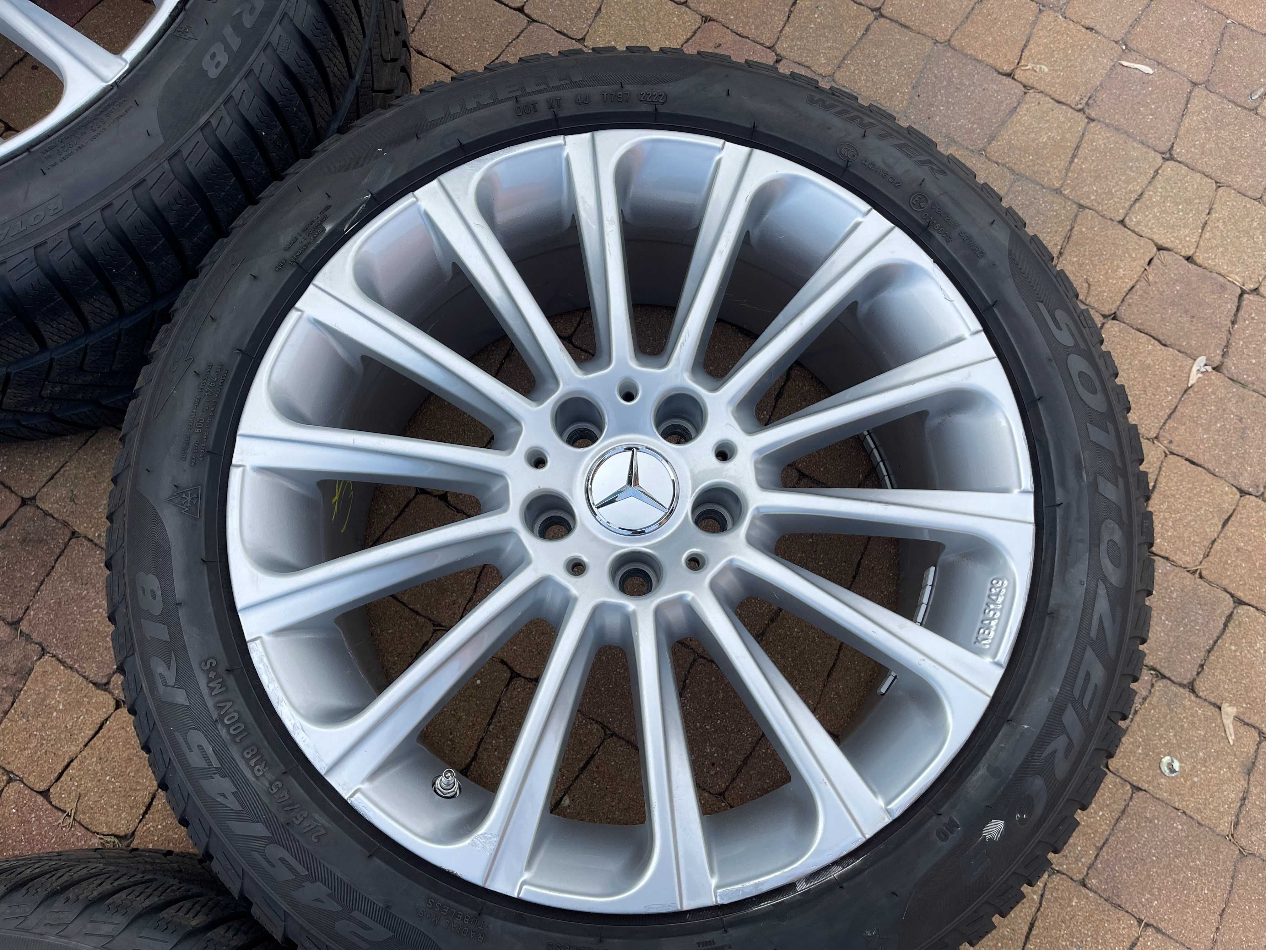 3704. Alufelgi 18" Mercedes C klasa CL W238 dwie szerokości 8/9J 5x112