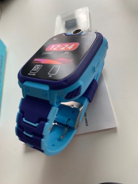 Nowy smartwatch Inteligentny zegarek dla dzieci chłopca niebieski