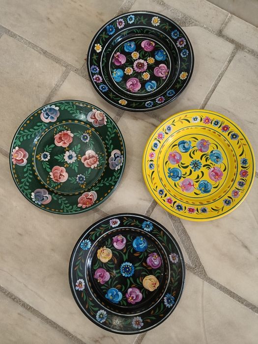 Pratos alentejanos pintados à mão