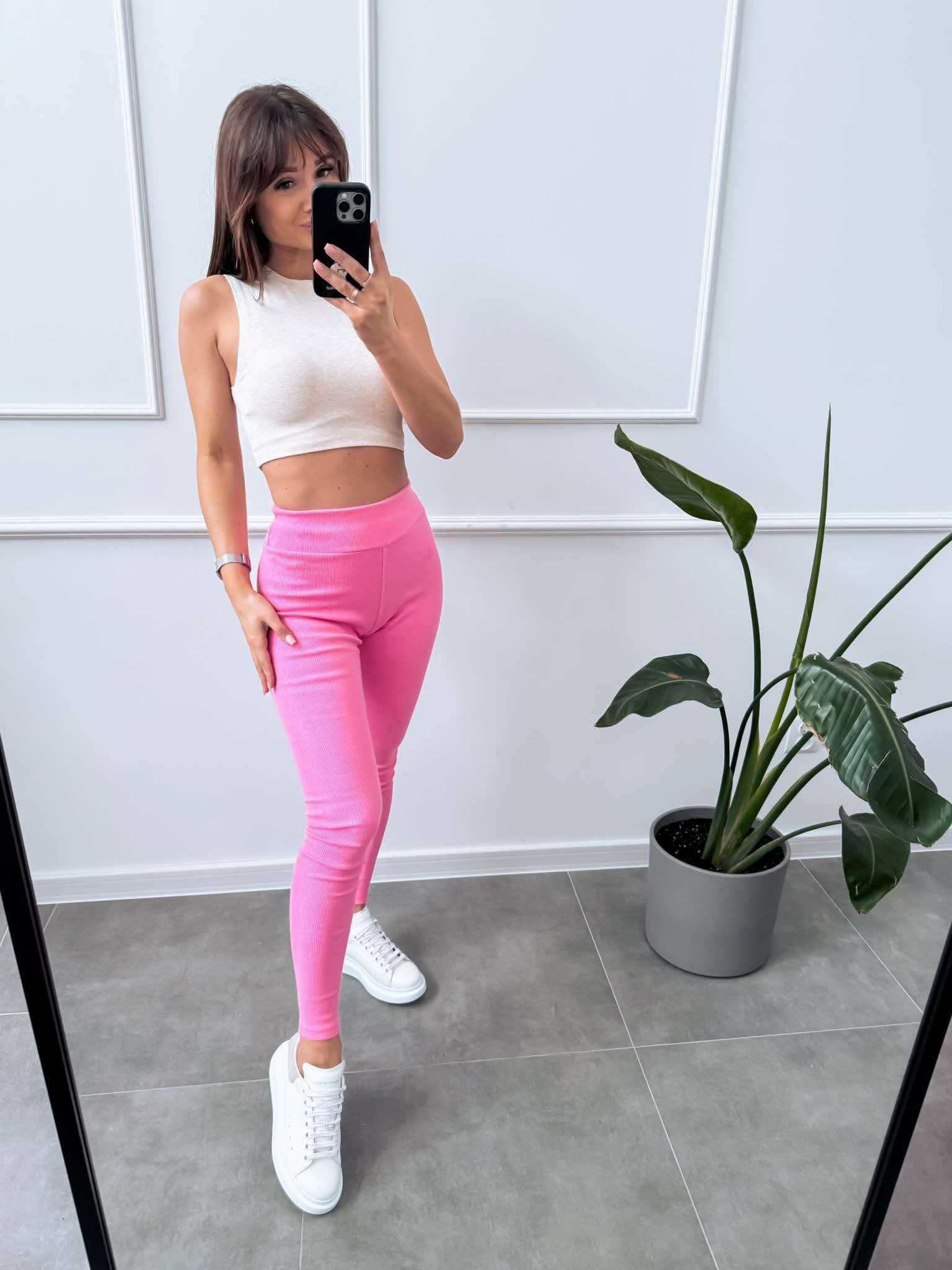 Modelujące legginsy LENOSHKA  barbie push-up, polska produkcja r.XS/S
