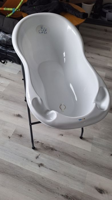 Wanienka dla dziecka + korek + stojak gratis mata