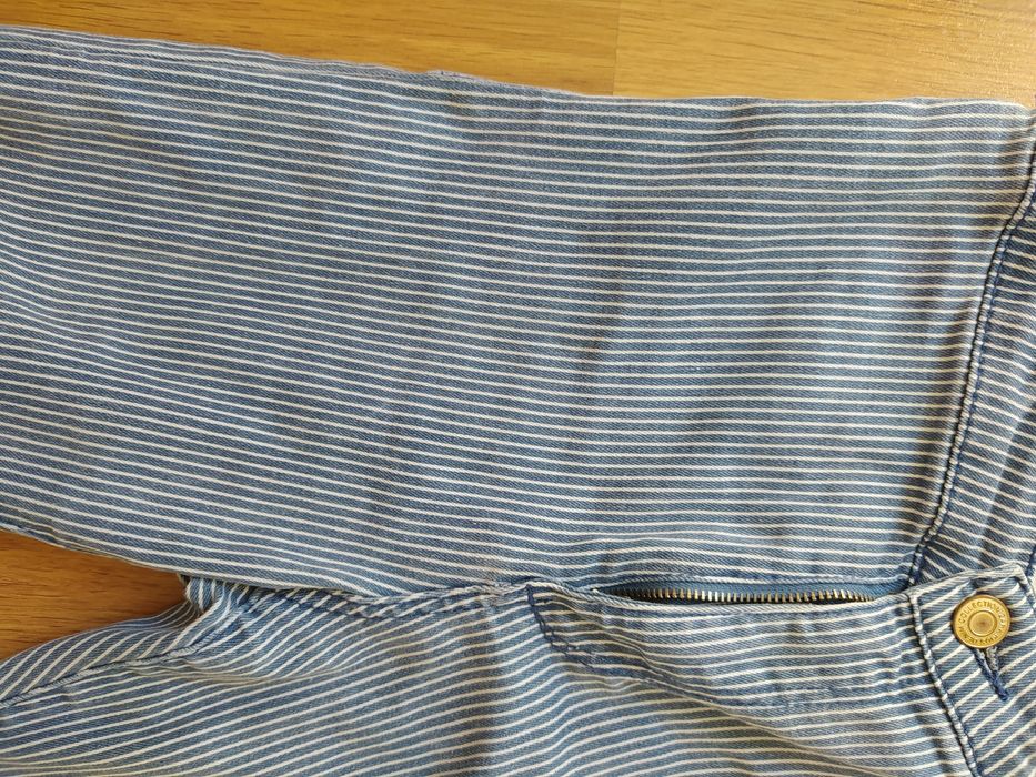 Calças de ganga riscas Zara 10 anos