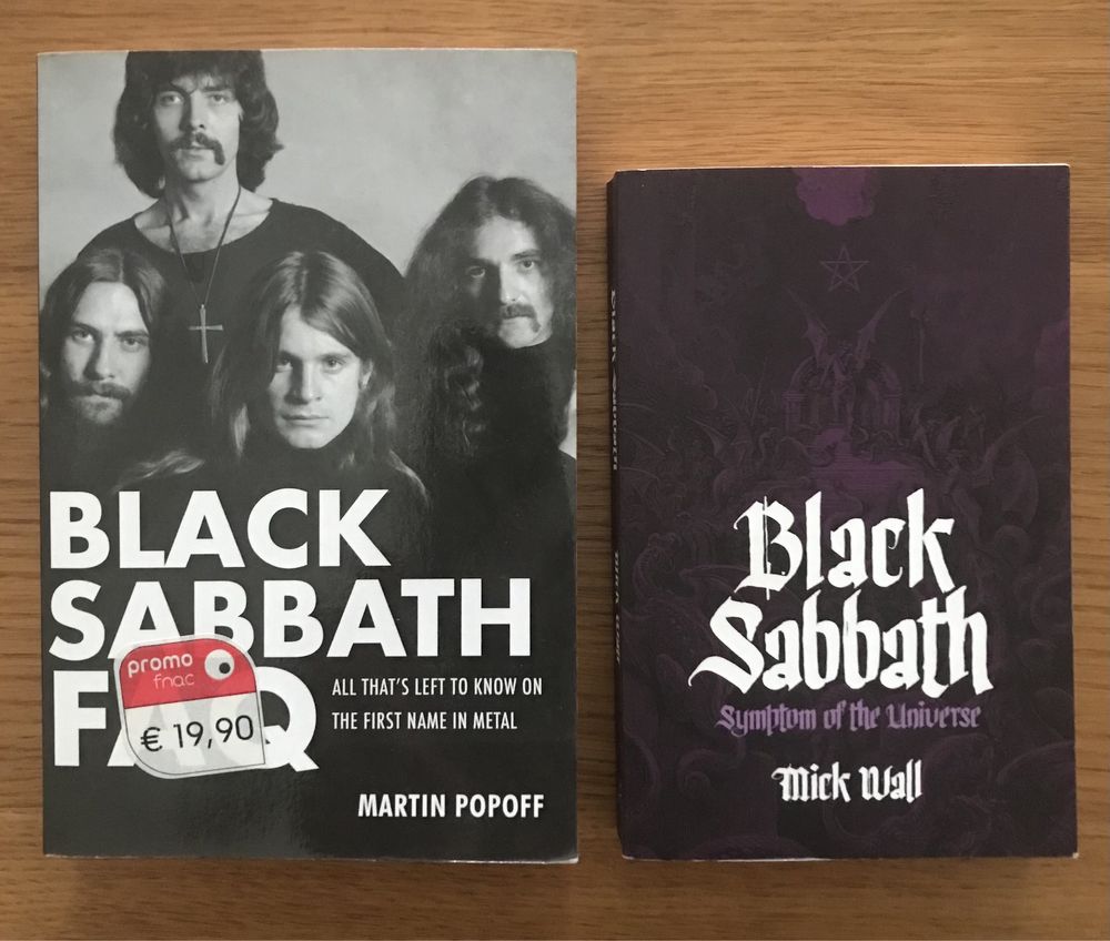 2 Livros Black Sabbath FAQ / Symptom of The Universe