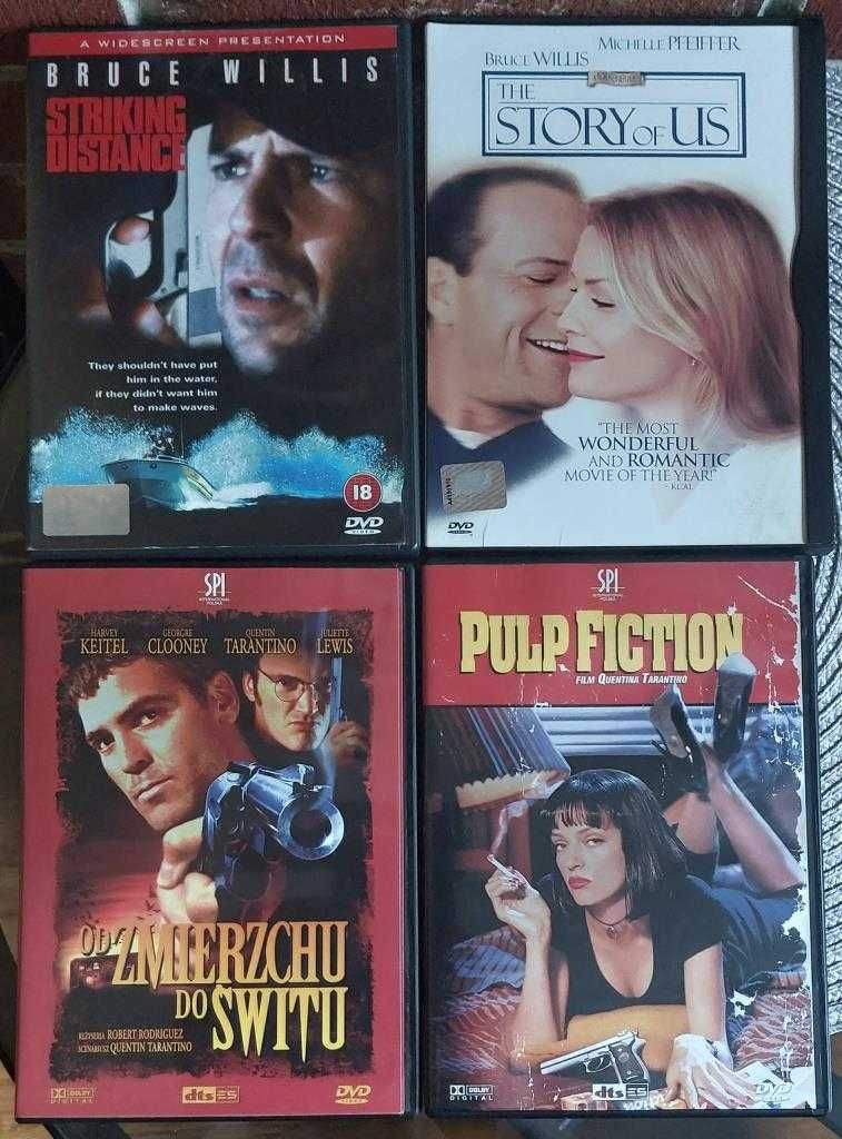 Bruce Willis Kolekcja filmów DVD (17 płyt) + BONUS! Tarantino