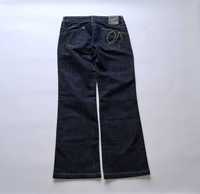 Женские тёмно-синие расклешенные джинсы Burberry клеш