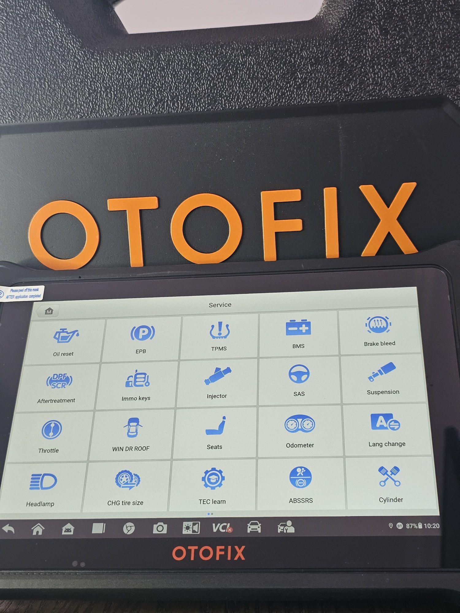 Maquina de Diagnóstico Profissional Autel Otofix D1 PRO - Original
