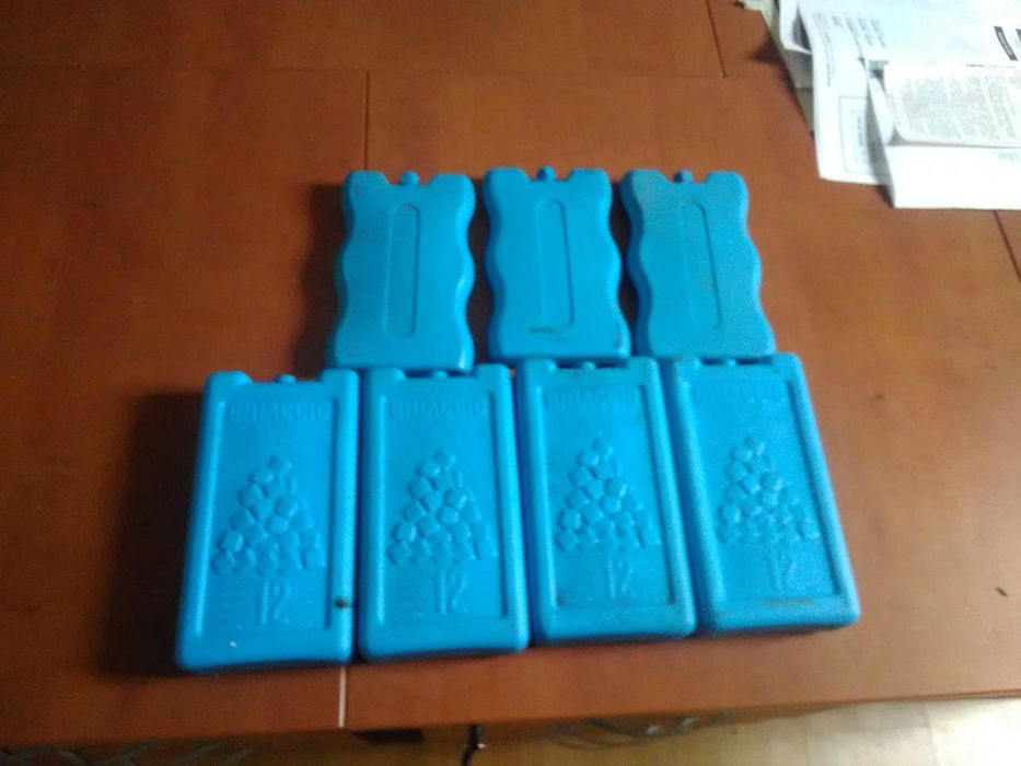 Wkłady chłodzące do lodówki turystycznej 500g 7 sztuk