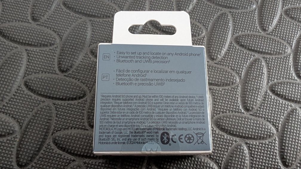 [Novo] Motorola Moto Tag - Works with Google Find My Device app