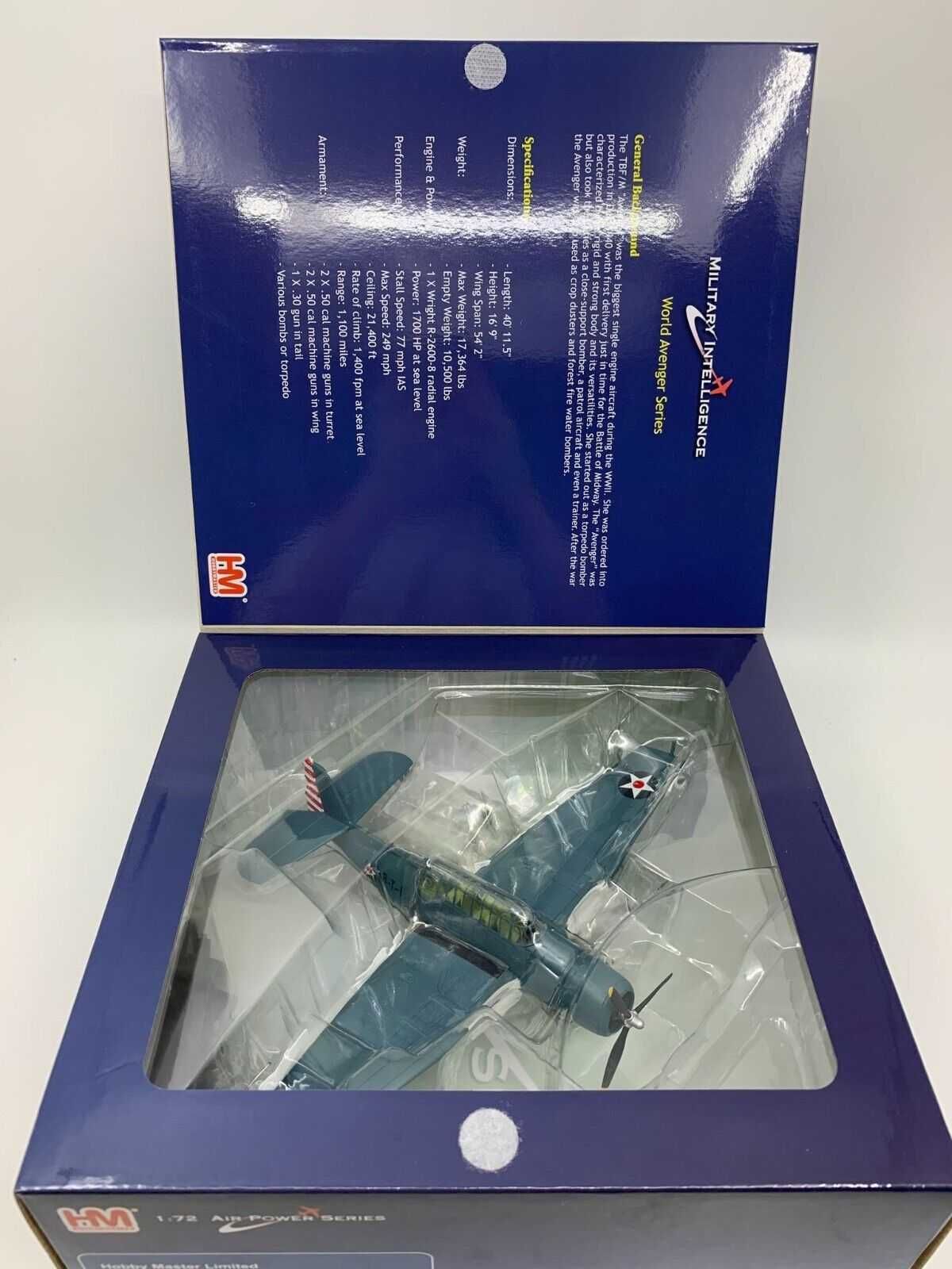 Grumman TBF-1 Avenger, NAS Norfolk, May 1942 - Hobby Master 1/72