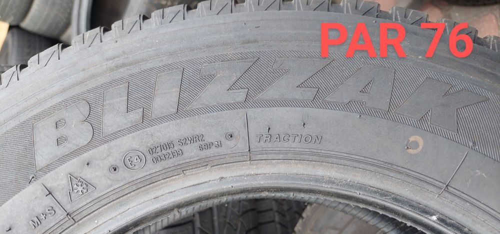 Opony zimowe 2szt. Bridgestone Blizzak 215/65/16 C par 76
