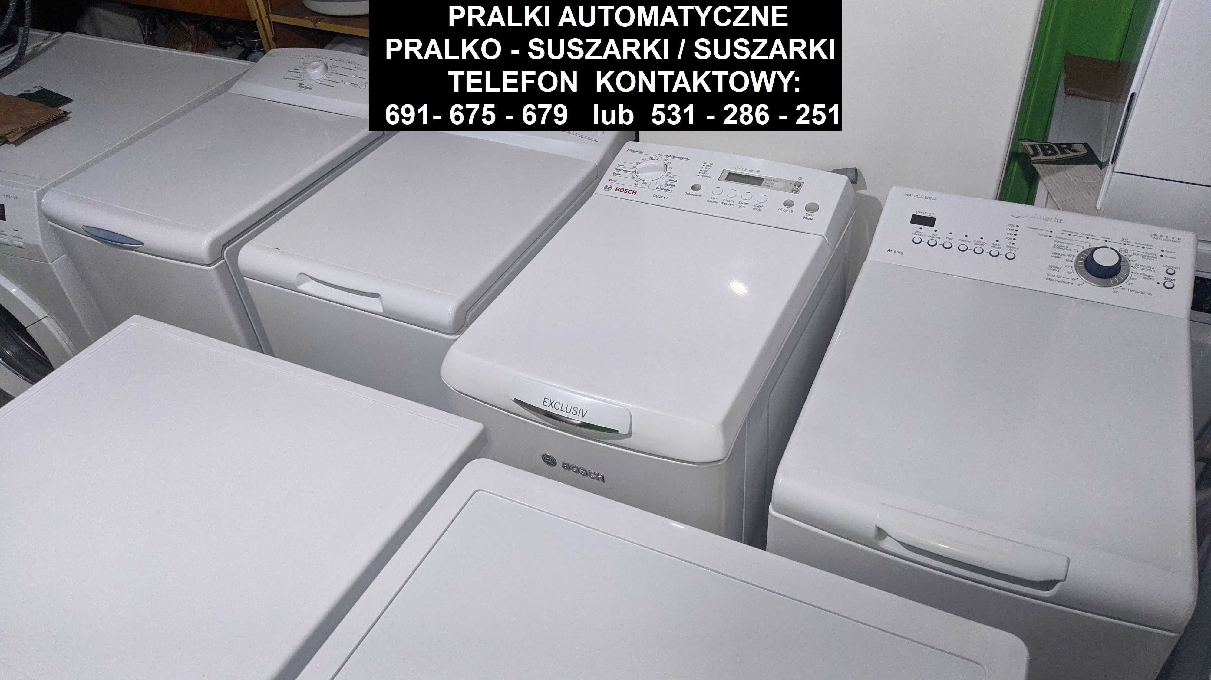 Pralki używane/pralko-suszarki/suszarki - gwarancja/dowóz