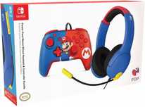 pad przewodowy + słuchawki przewodowe pdp airlite nintendo