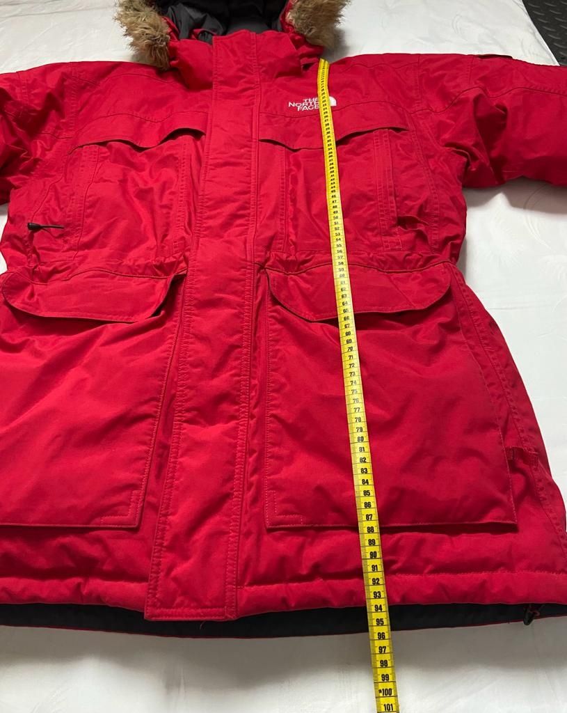 Kurtka Parka Zimowa The North Face MCMURDO czerwona rozmiar XL