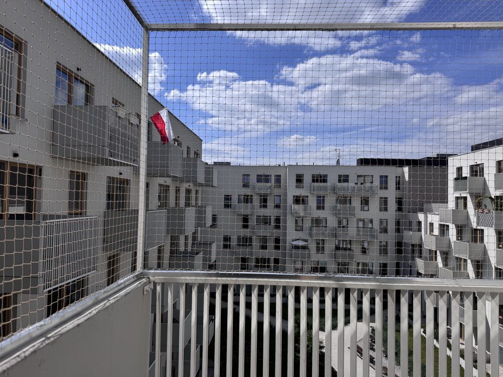 Siatka na balkon/dla kota/przeciwko gołębiom/montaż siatki
