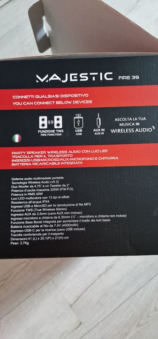 Nowy głośnik bezprzewodowy doskonała jakość