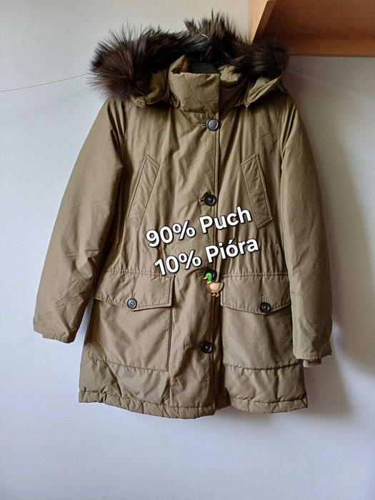 Woolrich kurtka zimowa Fox Parka rozmiar M