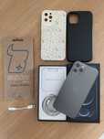 Iphone 12 Pro Graphite 128GB perfekcyjny stan, zestaw szklo etui kabel