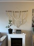 Makrama xxl duza 120cm x 90cm ozdoba ścienna
