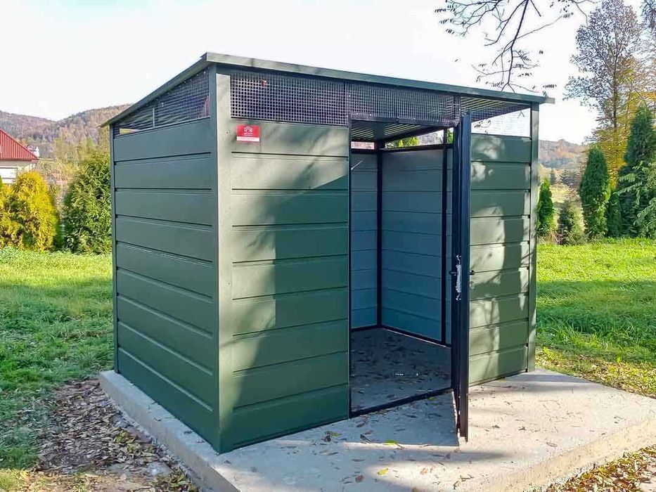 Zabudowa koszy na śmieci | Wiata | Altana śmietnikowa | Jesienna PROMO