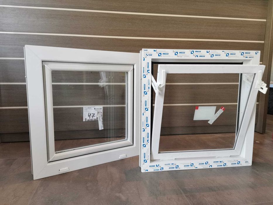 Inwentarskie Okna_ gospodarcze okno uchylne przemysłowe PCV NOWE