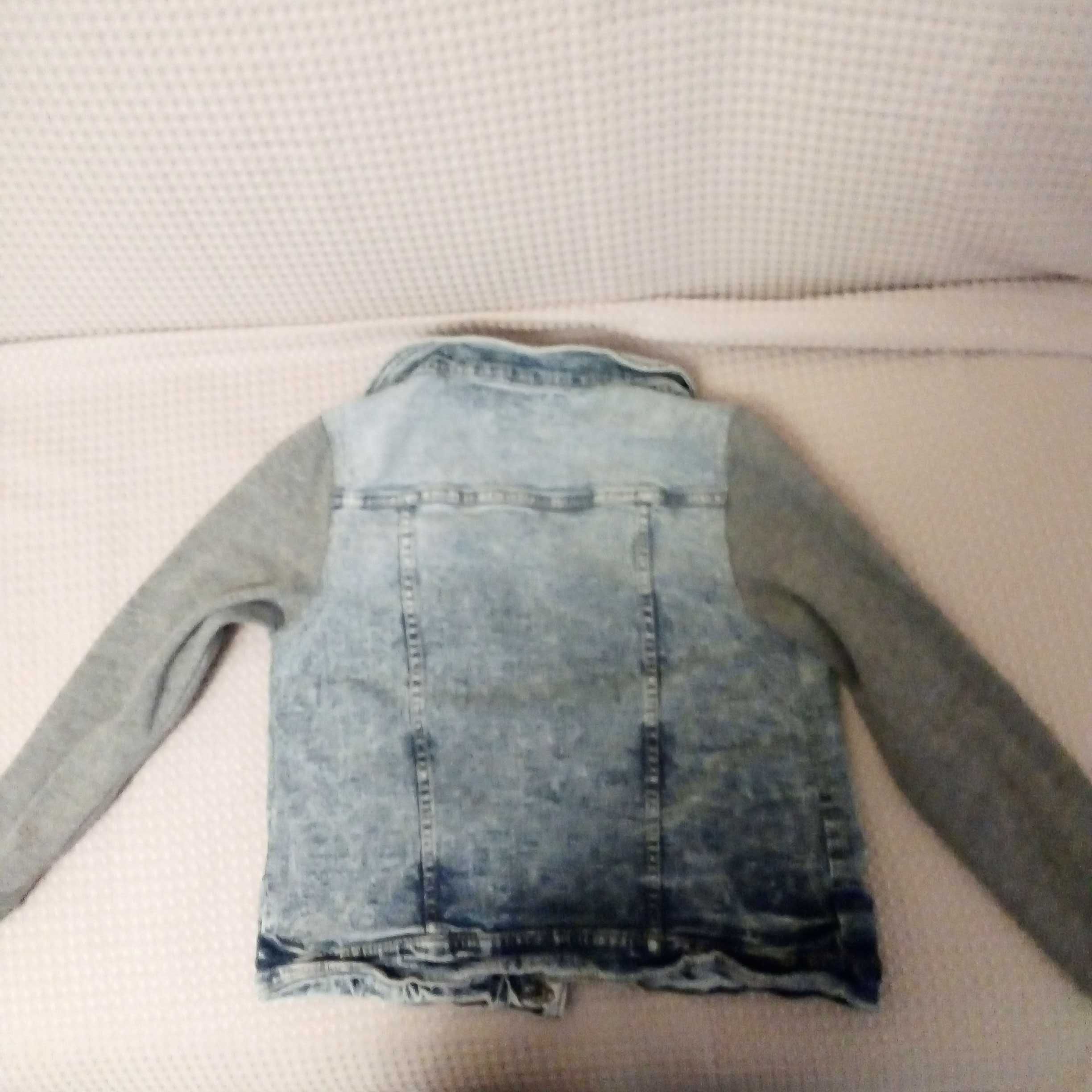 Bluza dżinsowa 134 kurtka chlopieca