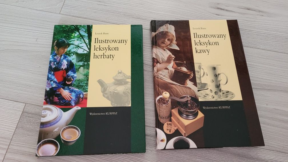 Zestaw Ilustrowany leksykon kawy i herbaty  L. Rum