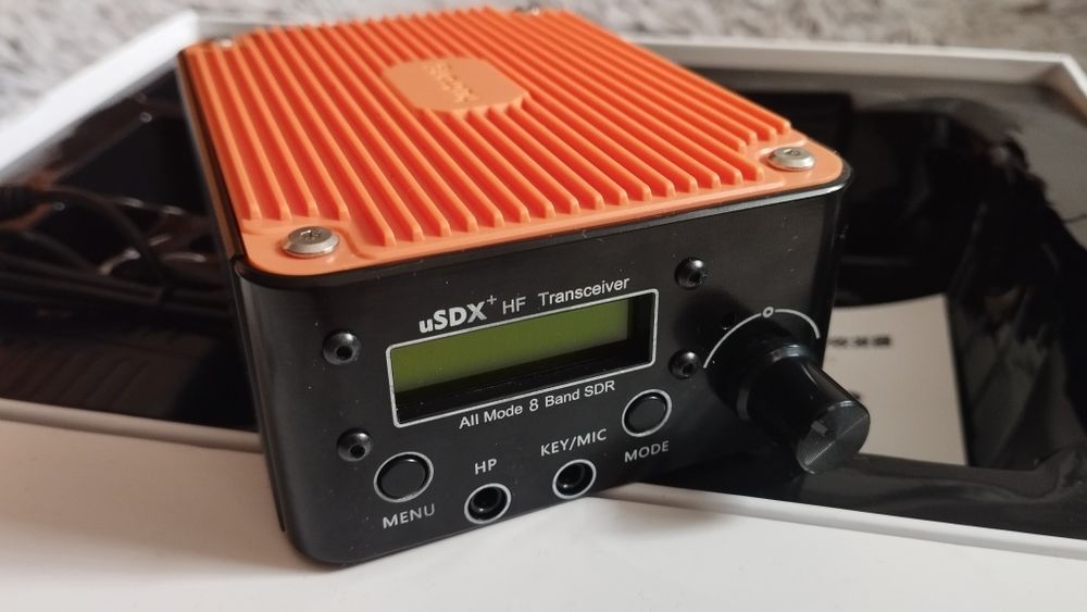 Usdx + plus V2 hutrong transceiver QRP 8 band all mode NR  AM FM SSB C
