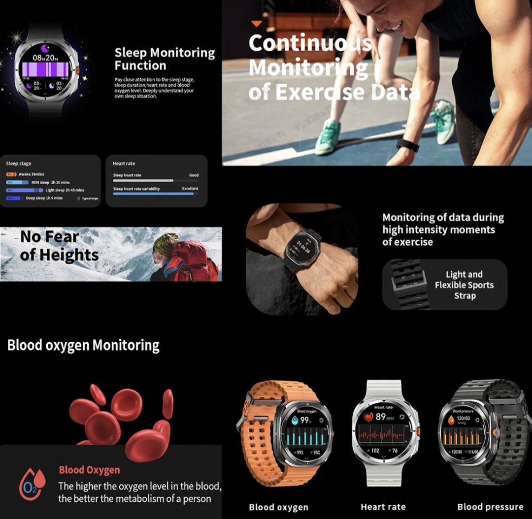 Smartwatch Ultra 7 Amoled ips ANDROID IOS