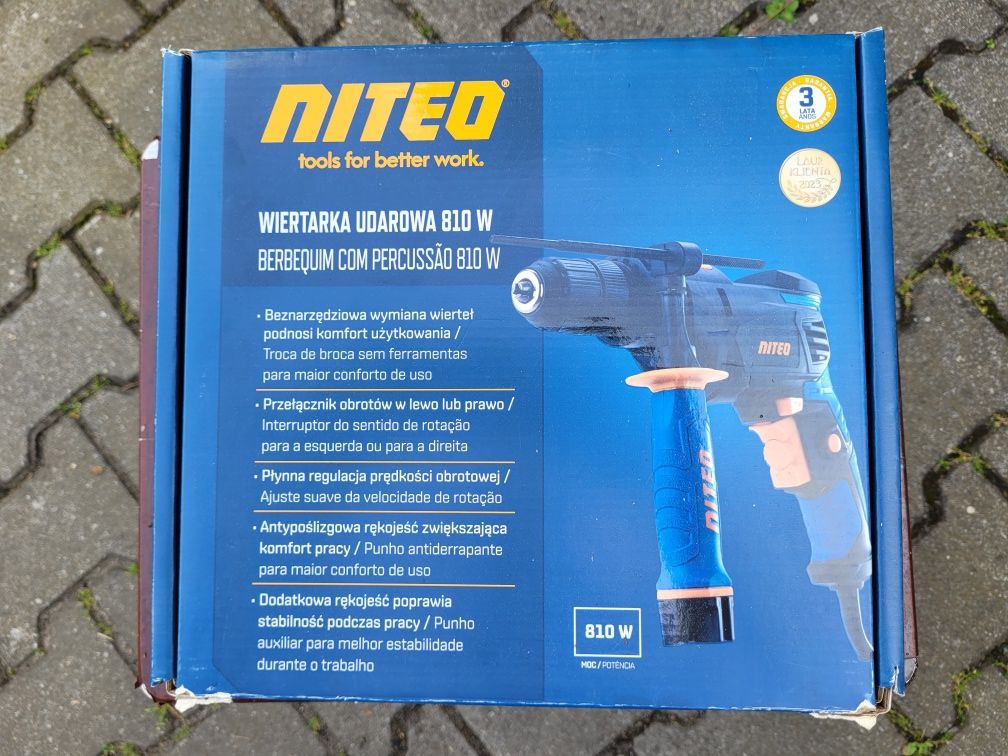 Wiertarka udarowa 810W NOWA