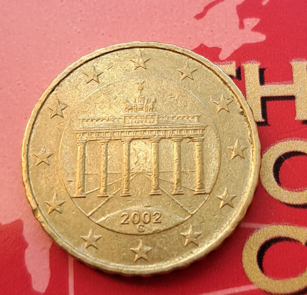 Moneta 10 euro cent 2002