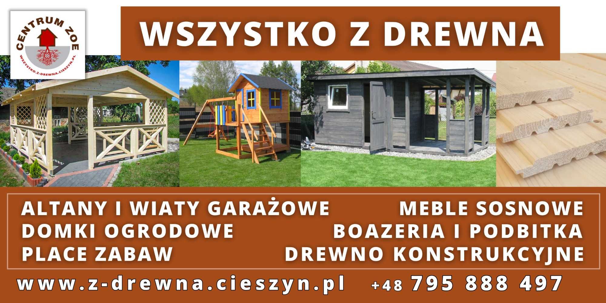 Kantówka  - Boazeria - Deski - Drewno Konstrukcyjne C24  - Cieszyn