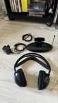 Vintage Technics sluchawki bezprzewodowe radiowe retro oldschool