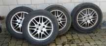 Opony 185/65R15 wraz z felgami aluminiowymi od Forda Fokusa całość
