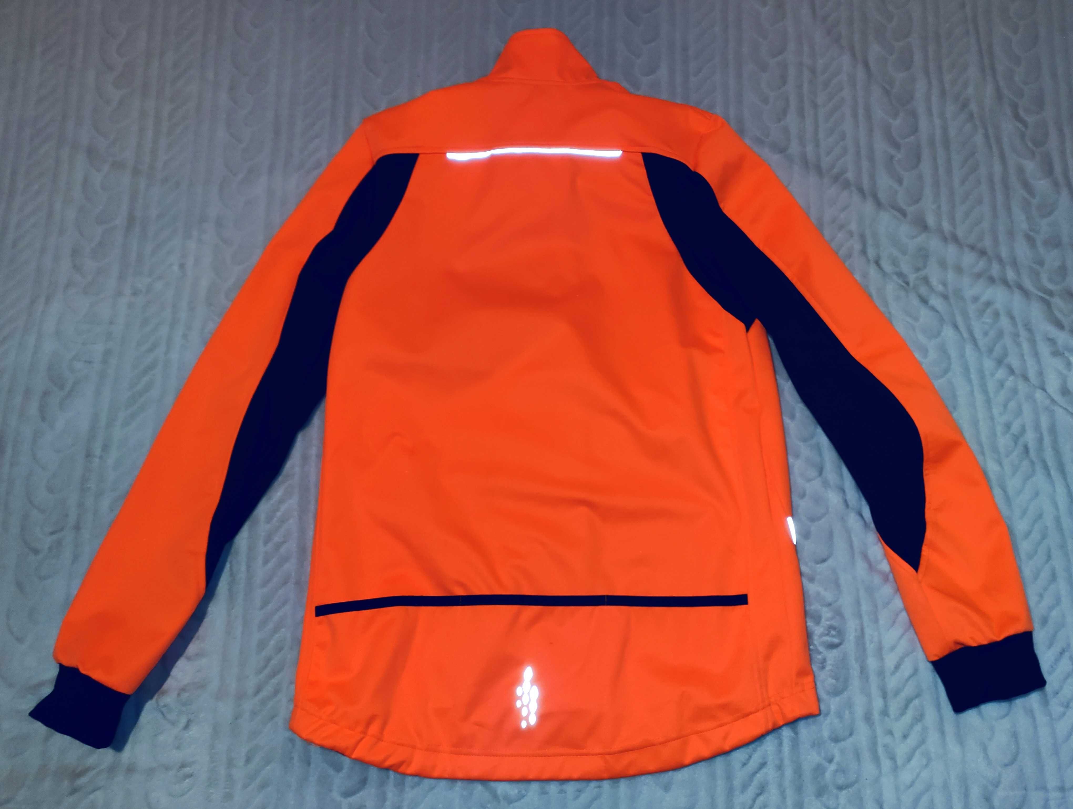 Crivit Neonowa kurtka bluza Rowerowa wentylowana SoftShell Nowa 44/46