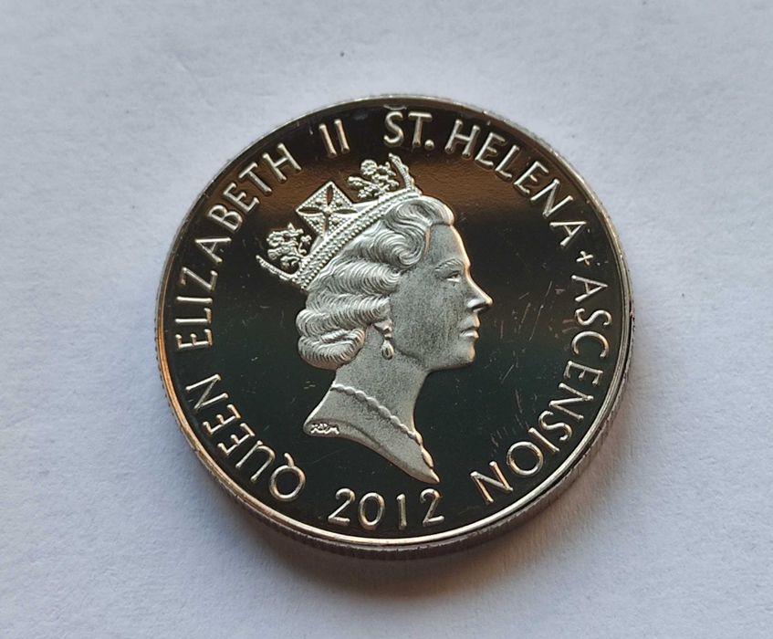 Moneta /Saint Helena East India Company 10 Pence 2012 Elżbieta II /Paw