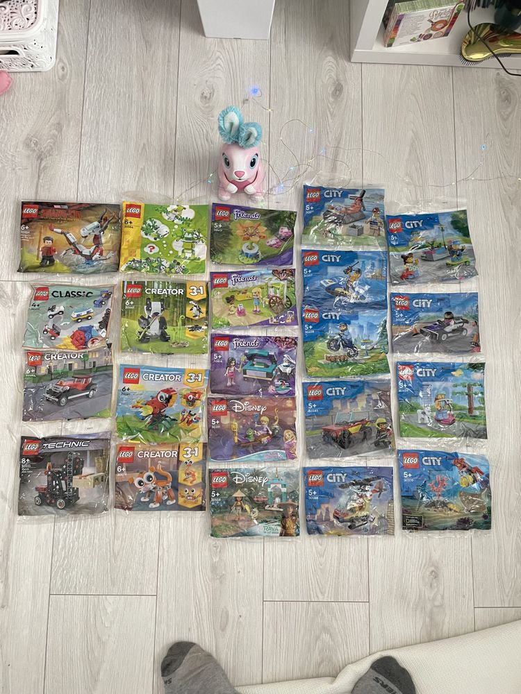 Полібеги Lego Friends, Disney, Creator, City, Technic, Marvel