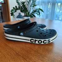 Crocs 45 czarne  klapki M 11