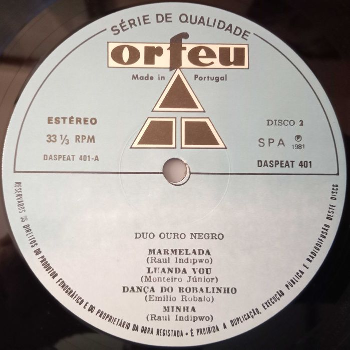 Duo Ouro Negro	- - - - -	Blackground	- - - - -	2 X LP