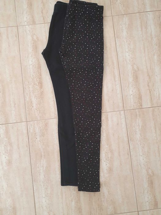 Getry, legginsy 158 ocieplane 2 pary