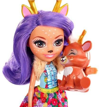 Barbie Enchantimals lalka + zwierzątko
