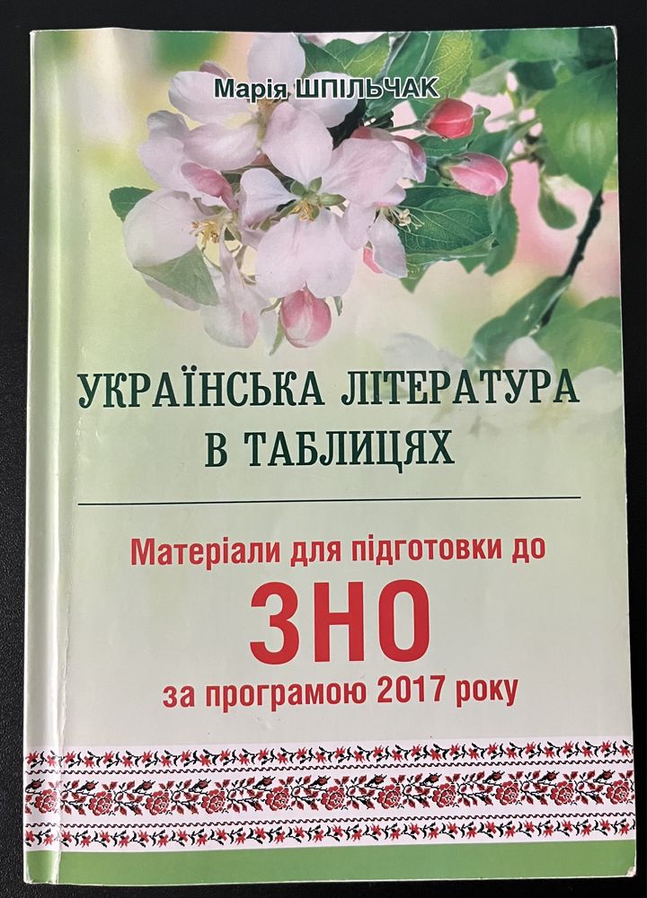 Марія Шпільчак Українська література в таблицях підготовка до зно