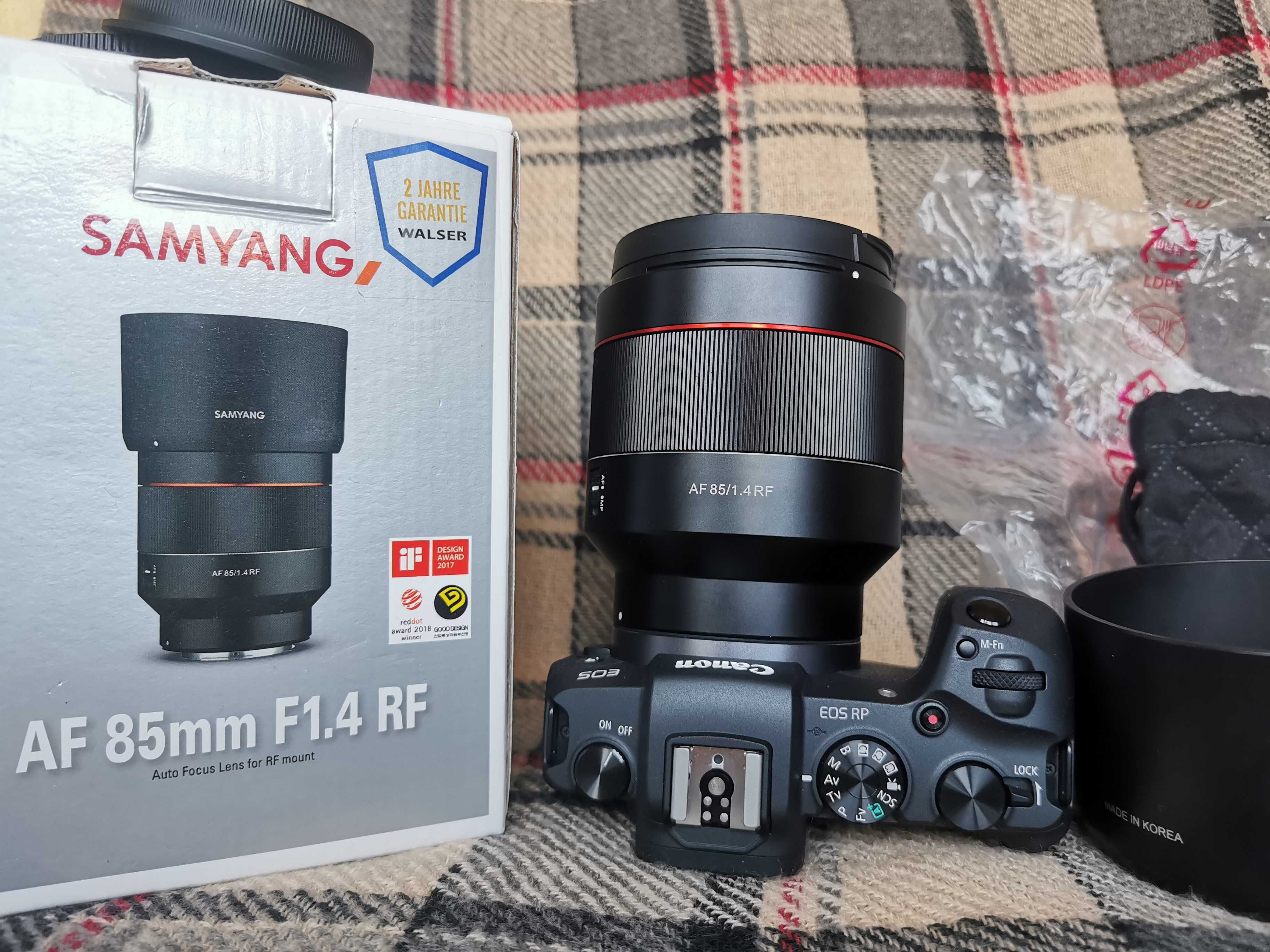 Canon RF 85mm f/1.4 Samyang AF 85 1.4 1.8 Sigma art 85 mm 1,4 Samuang