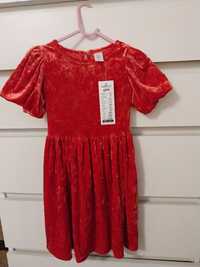 Sukienka nowa 110 czerwona