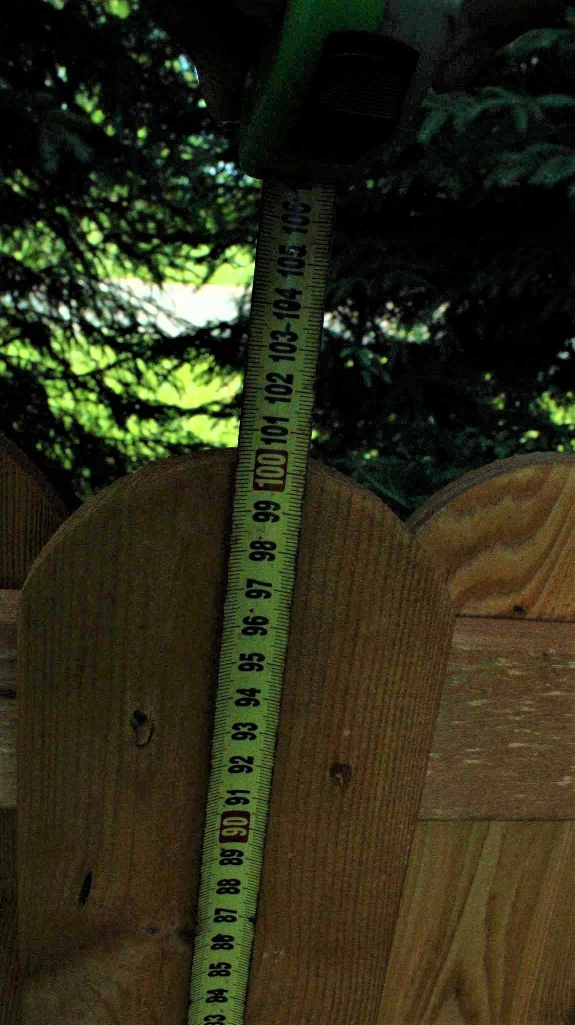 Płoty/Ogrodzenie segmentowe drewniane 180 (180-200) x 200 , 180 x 100