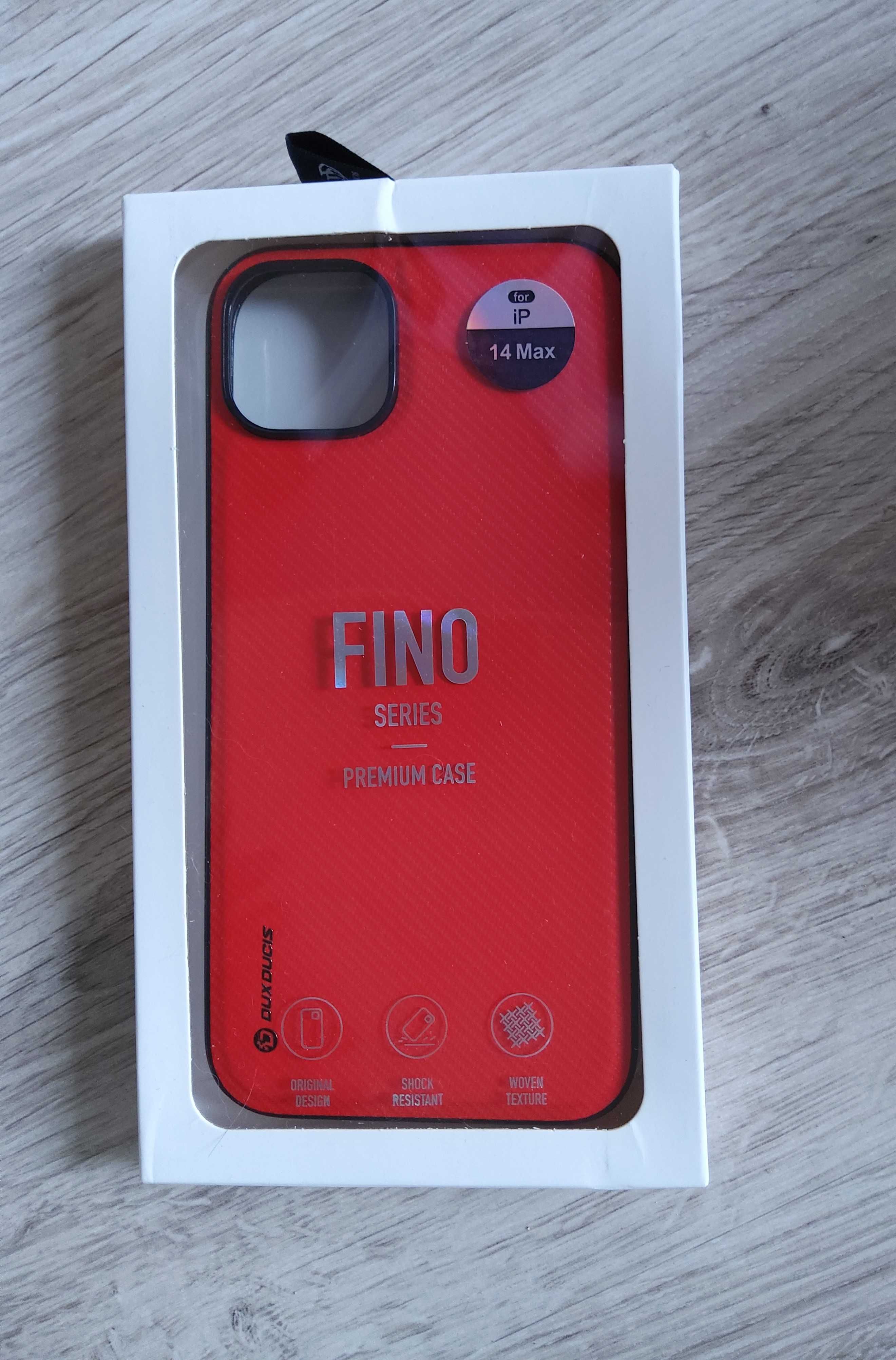 Hybrydowe etui plecki Dux Ducis Premium Case do iPhone 14 Max czerwone