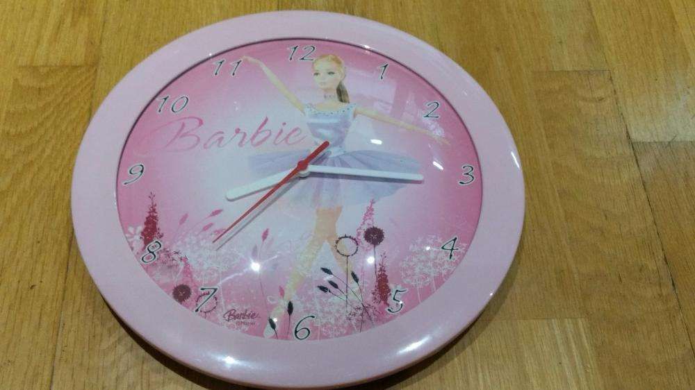 Relógio de parede Barbie