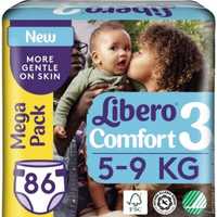Підгузки памперси Libero comfort 3 р 58 та 86 шт. Безкоштовна дрставка